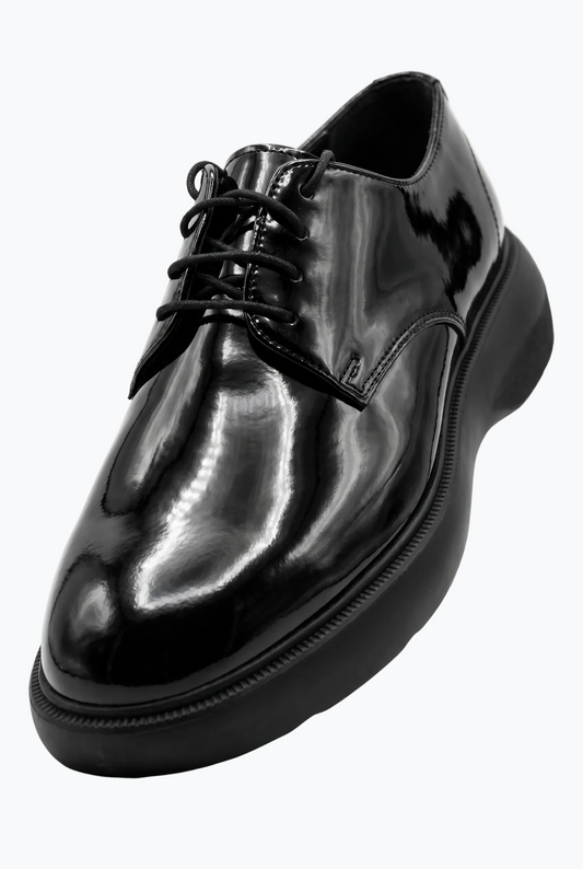 Black Patent Leather Derby