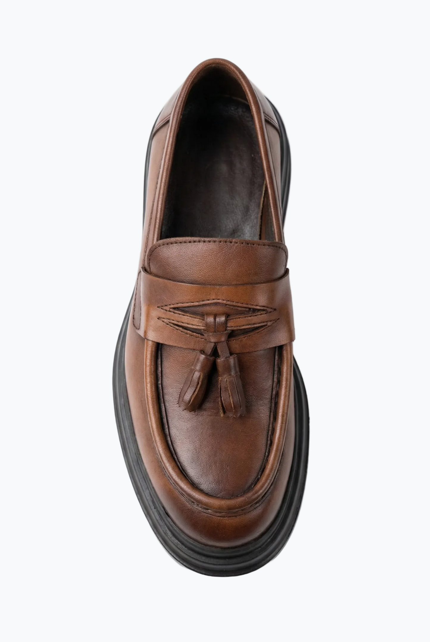 Brown Tassel Loafers