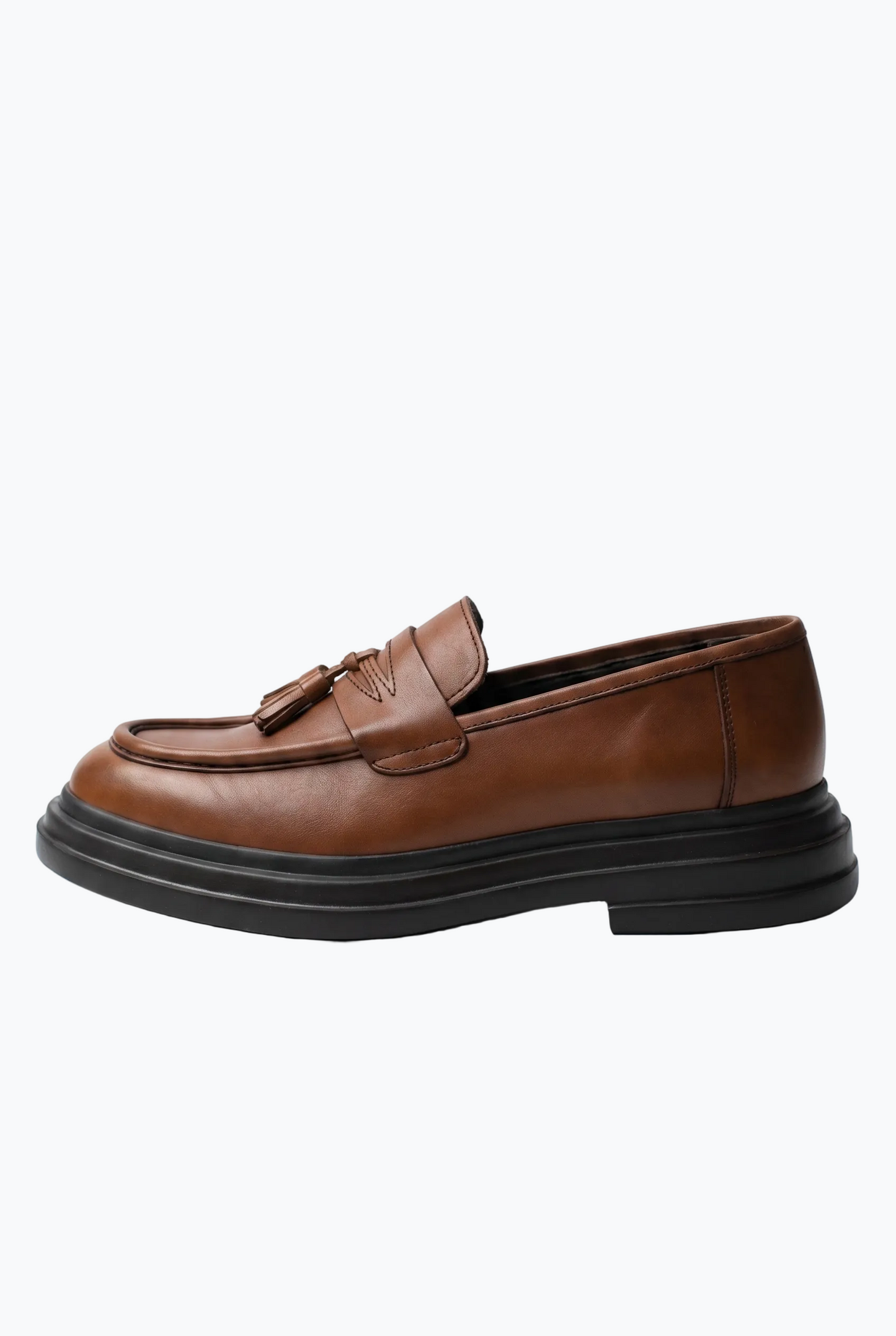Cognac Tassel Loafer