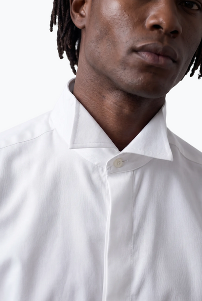 Classic Broken Collar With Hidden Buttons