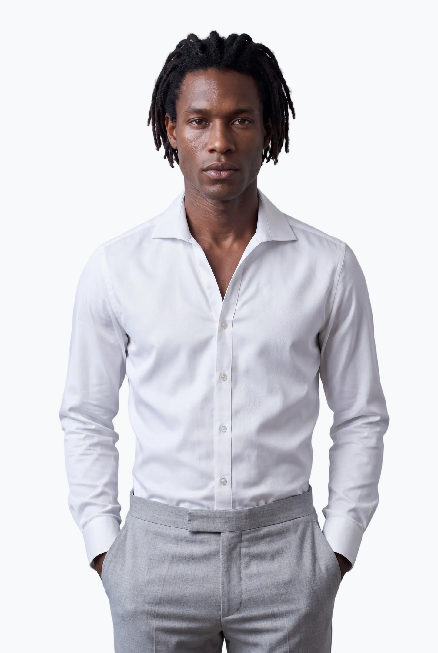 Collared V-Neck