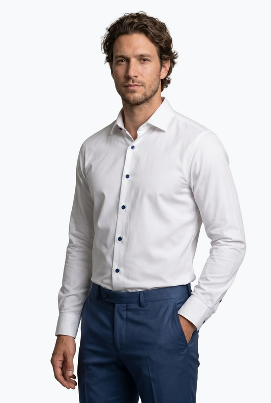 Classic Blue Buttons