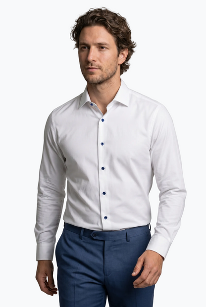 Classic Blue Buttons