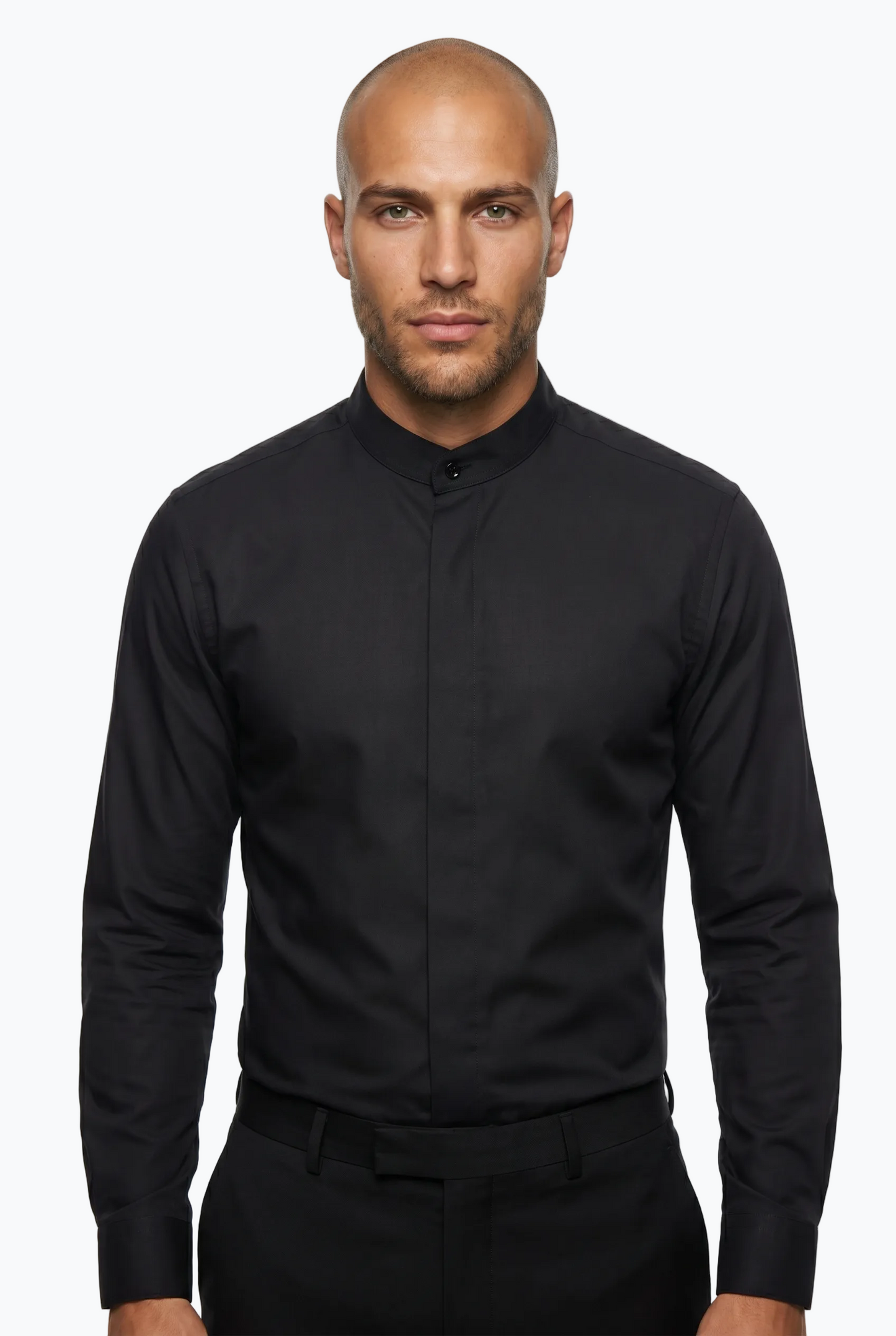 Classic Mandarin Collar