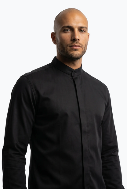 Classic Mandarin Collar
