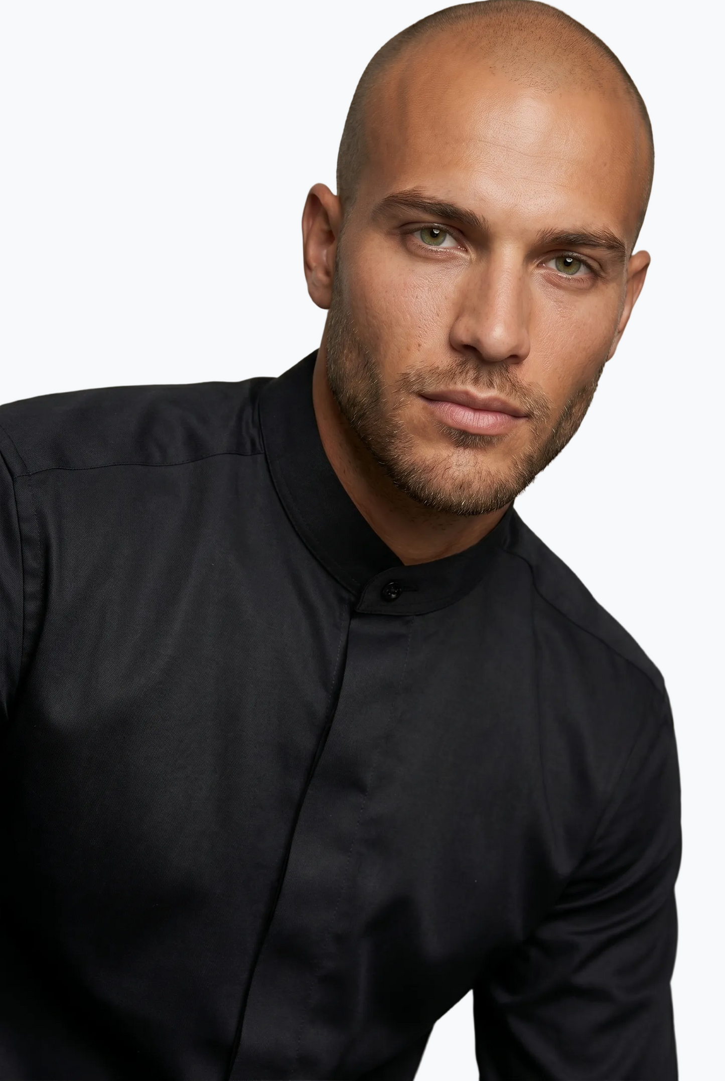 Classic Mandarin Collar