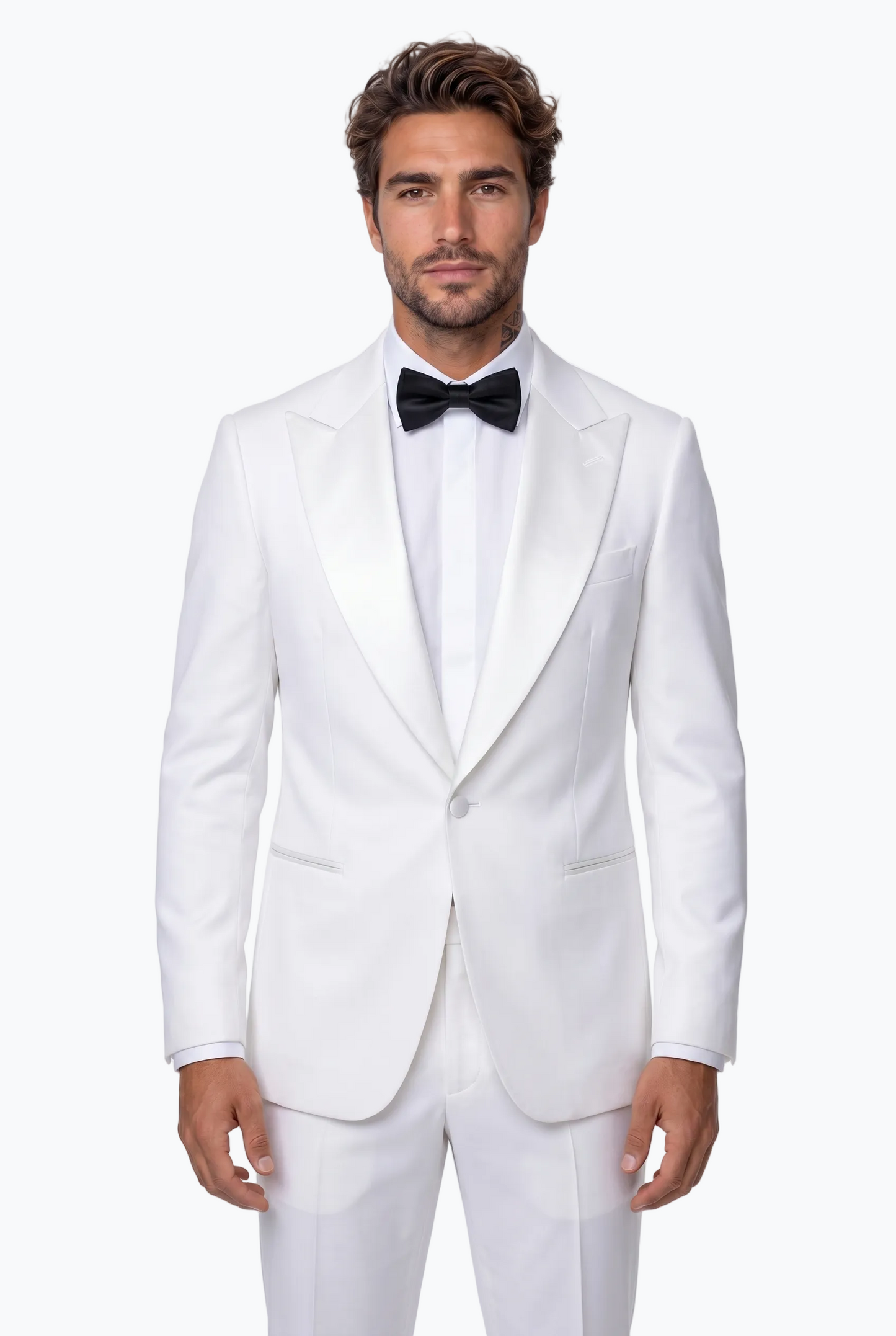 Tuxedo With A Satin Peak Lapel