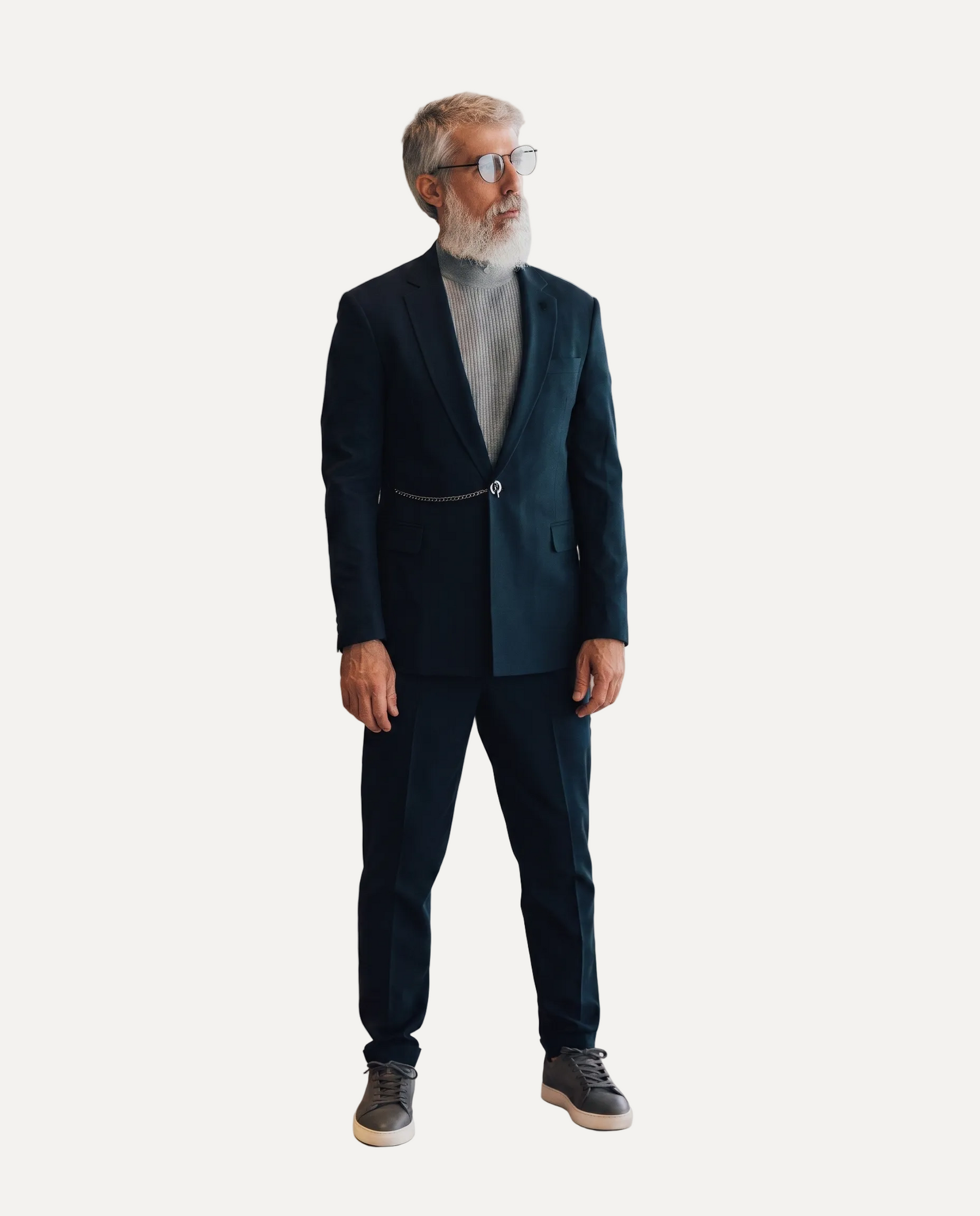 PIGAL Chain Closure Evening Suit