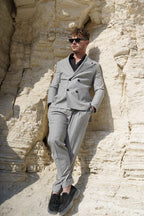 Double With Texture - Gray