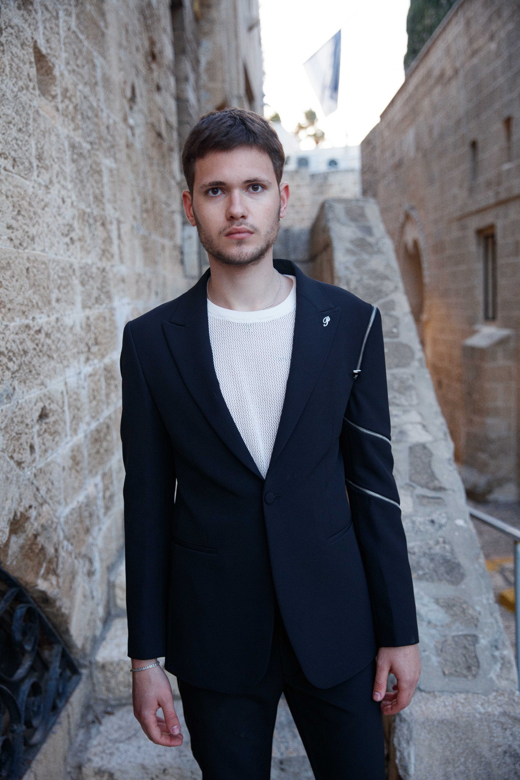 Side Zippers - Black