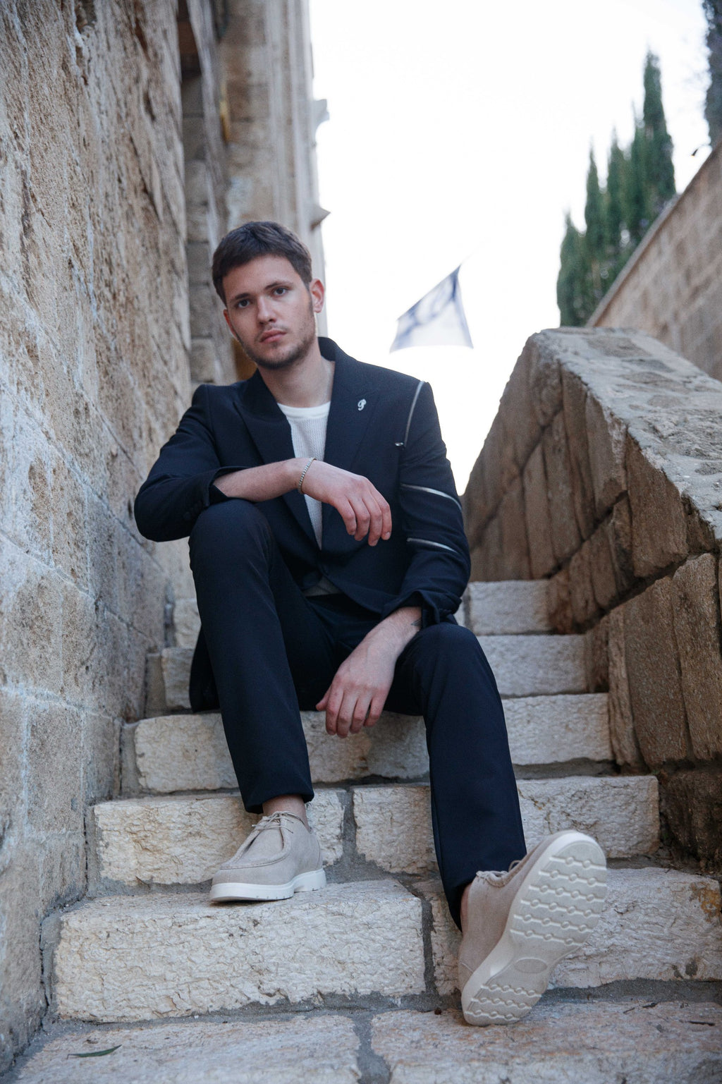 Side Zippers - Black