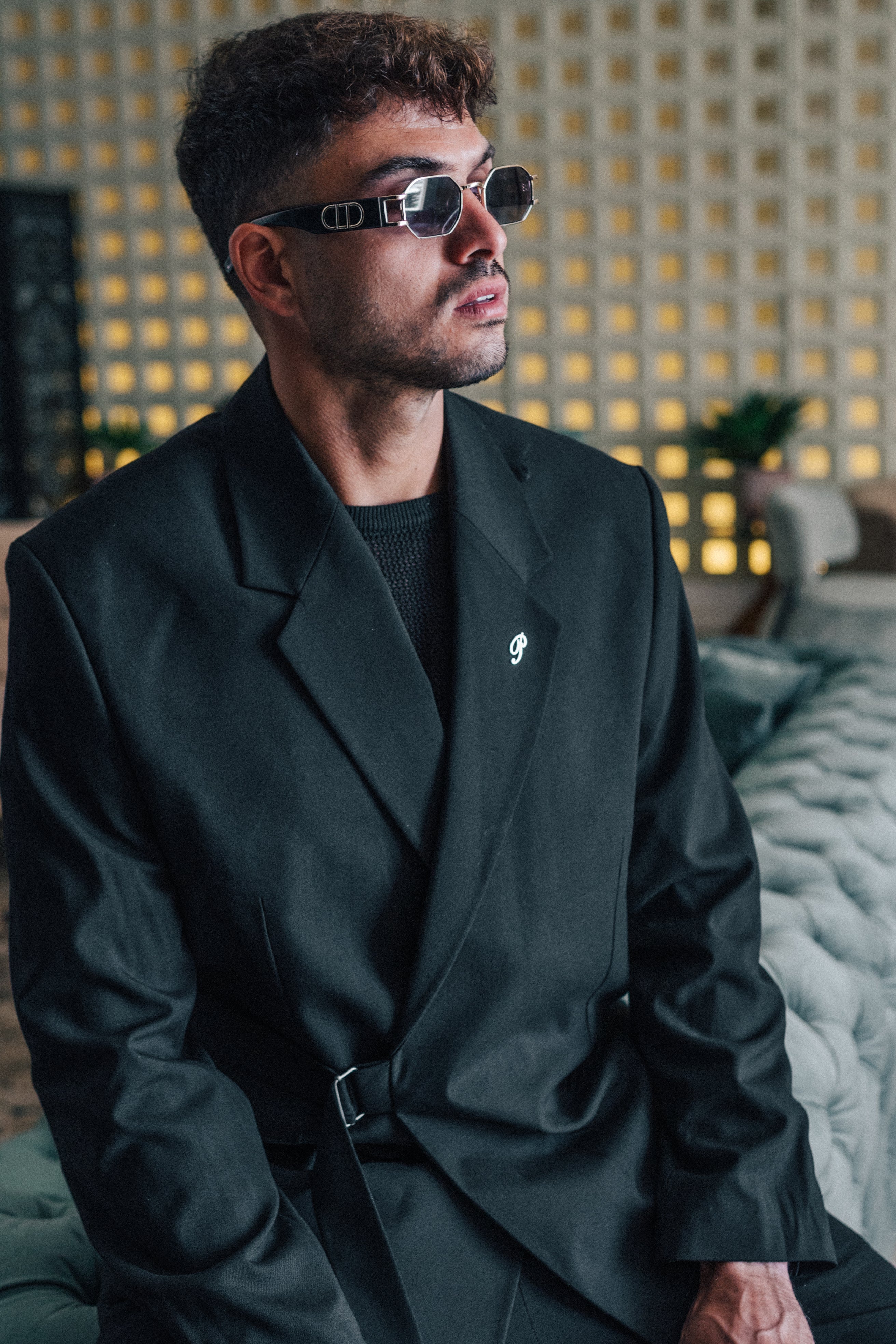 Oversized Belted - Black