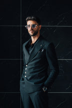 4 Buttons Closure - Black