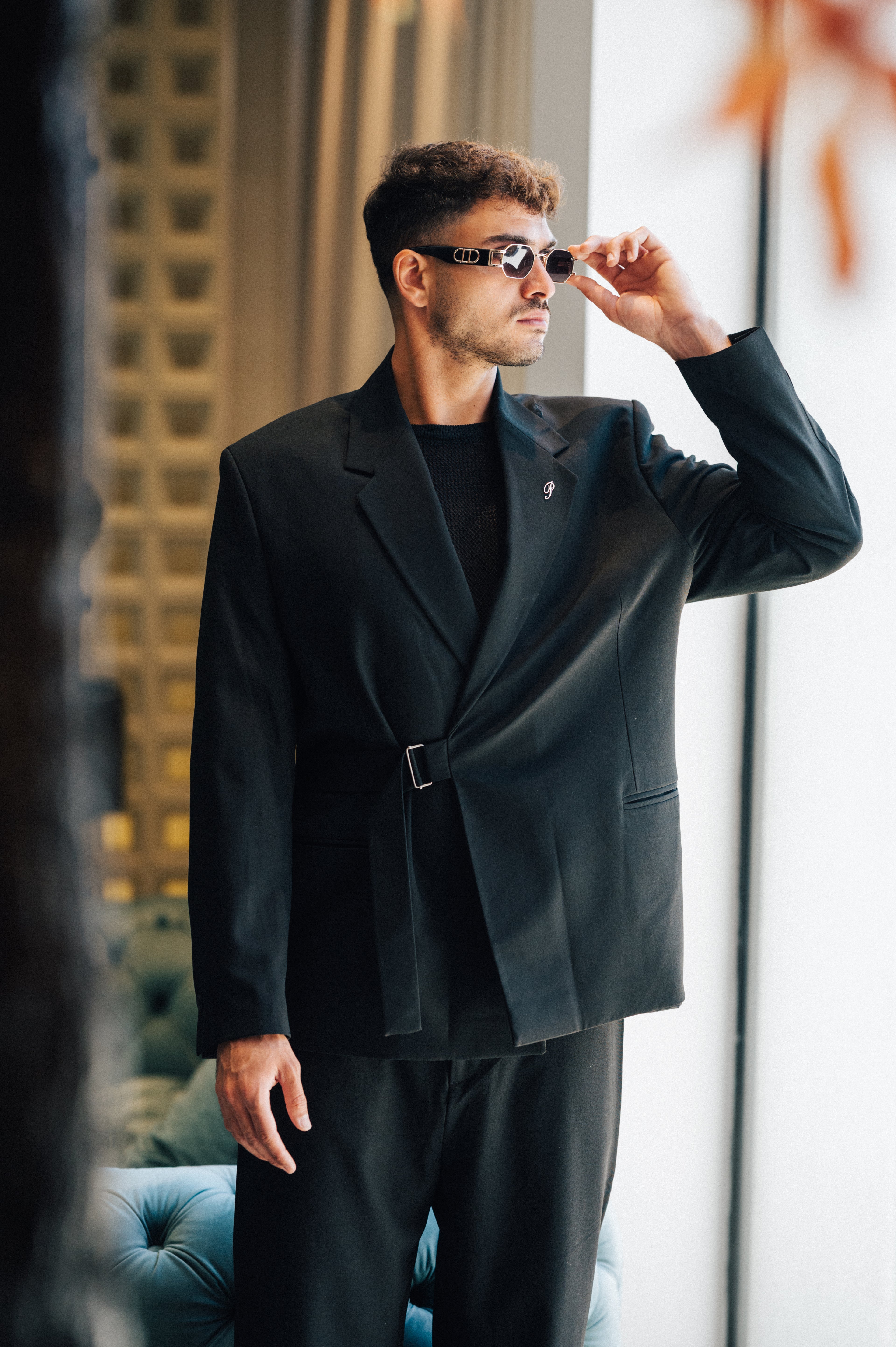 Oversized Belted - Black