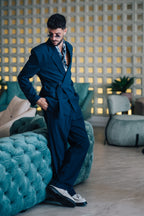 Oversize Belted - Blue