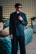 Oversized Belted - Black